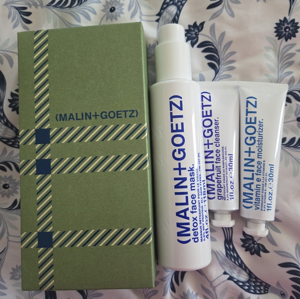 MALIN AND GOETZ UNISEX SKINCARE SET - NEW
